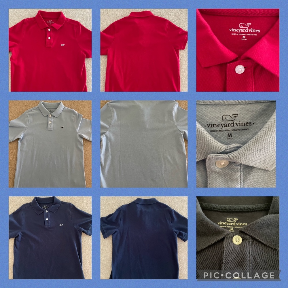 Vineyard Vines Boys Polo-Lot of 3 size medium